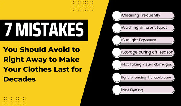 7 Mistakes You Should Avoid to Right Away to Make Your Clothes Last for Decades