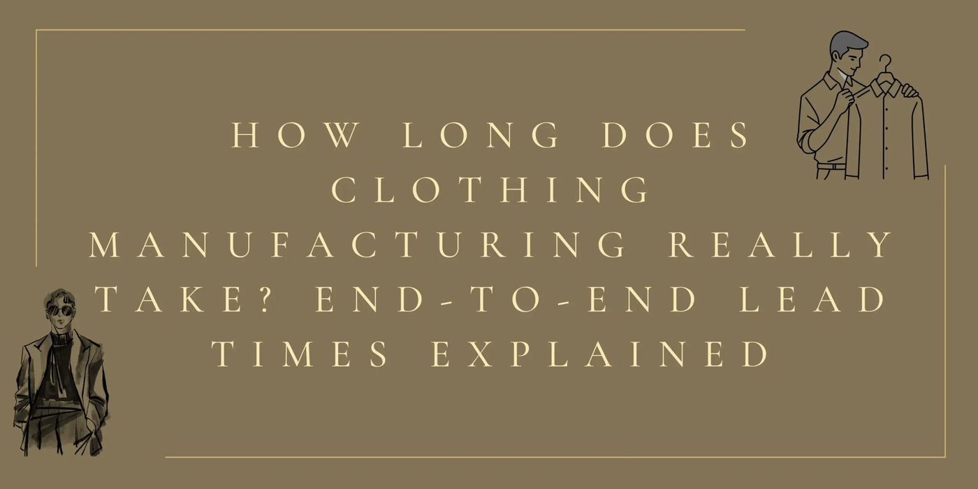 How Long Does Clothing Manufacturing Really Take? End-to-End Lead Times Explained