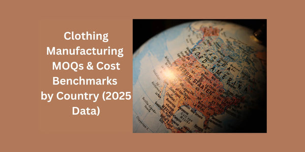 Clothing Manufacturing MOQs & Cost Benchmarks by Country (2025 Data)