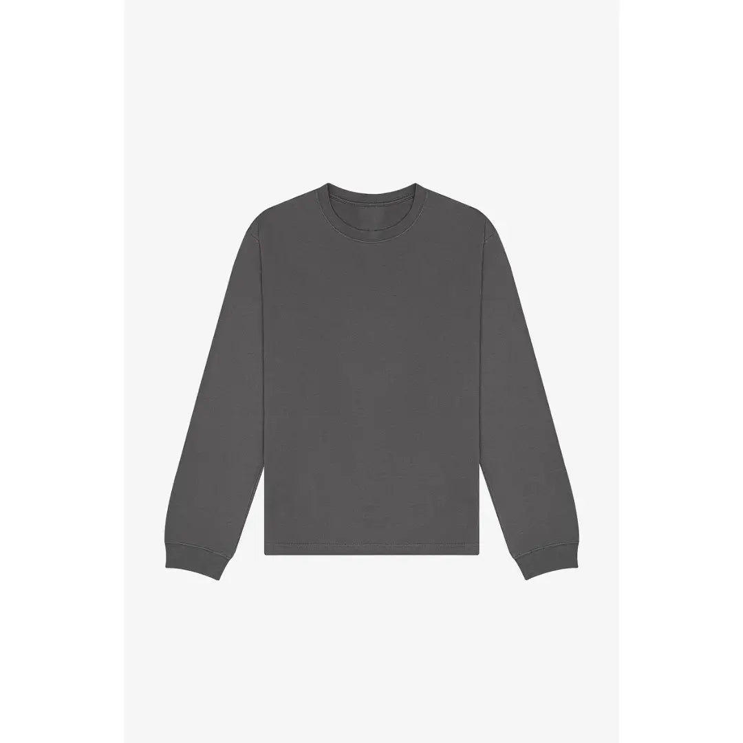 Gray Heavyweight Long Sleeve Tee