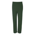 Green Open-Bottom Sweatpants with Pockets