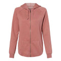 Maroon Zip Hooded Sweatshirt