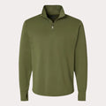 Green Quarter-Zip Pullover