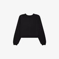 Black Women's Raglan Pullover Fleece