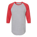 Black and Gray Three-Quarter T-Shirt