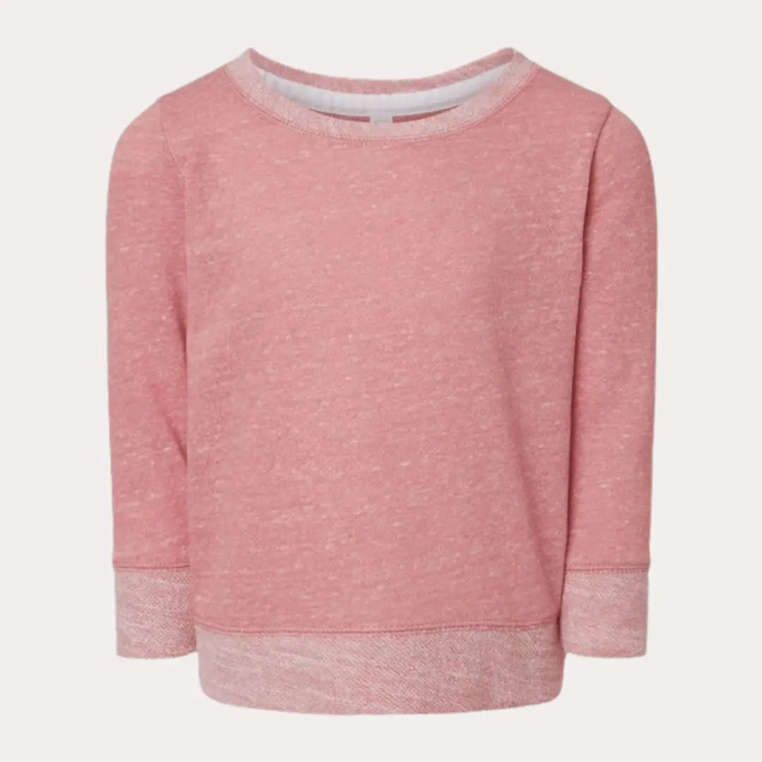Pink French Terry Crew