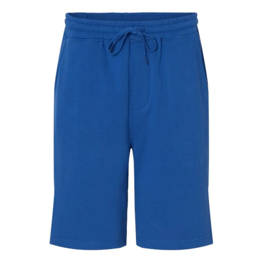 Blue Midweight Fleece Shorts