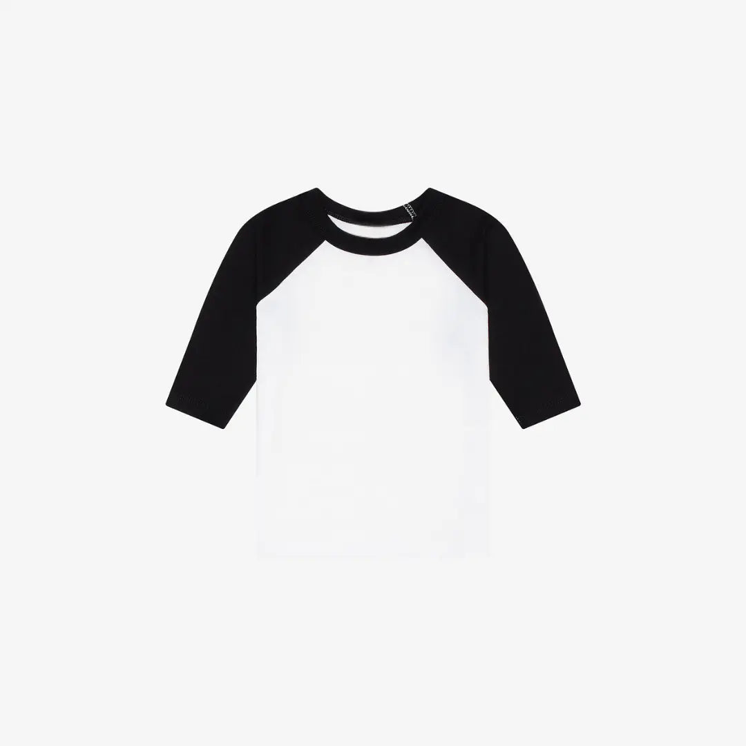 Black Sleeve Baseball Tee