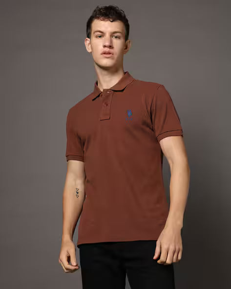 Brown Polo T-shirt