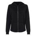 Black Zip Hooded Sweatshirt