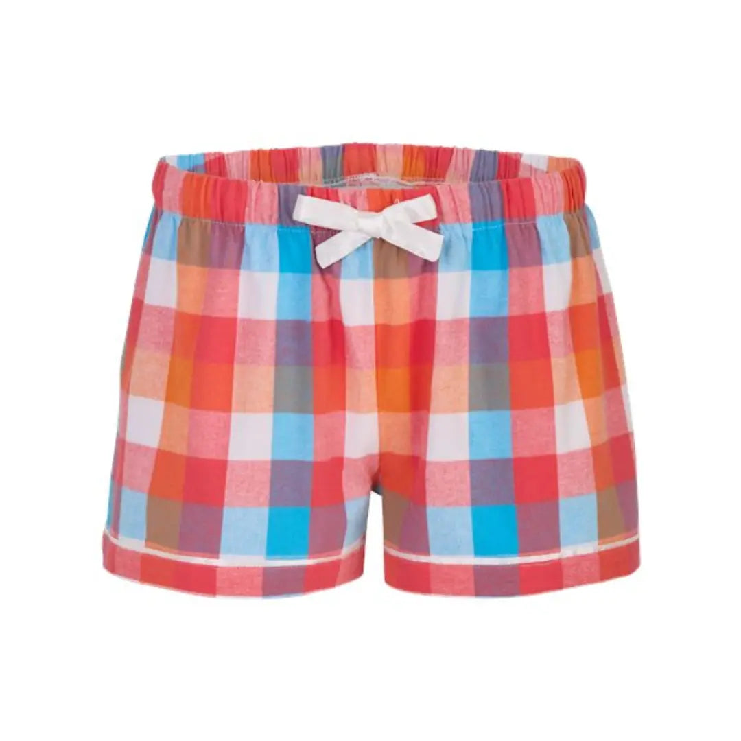 Paradise Buffalo Check Women's Flannel Shorts