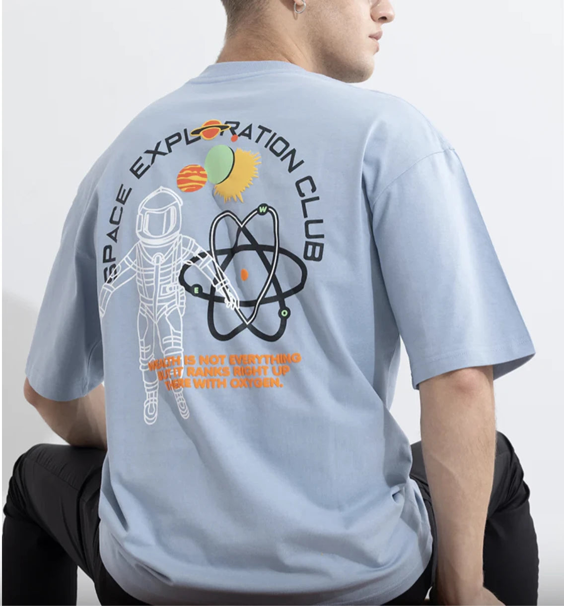 Blue Graphic T-shirts