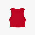 Red Women's Cropped Fleece