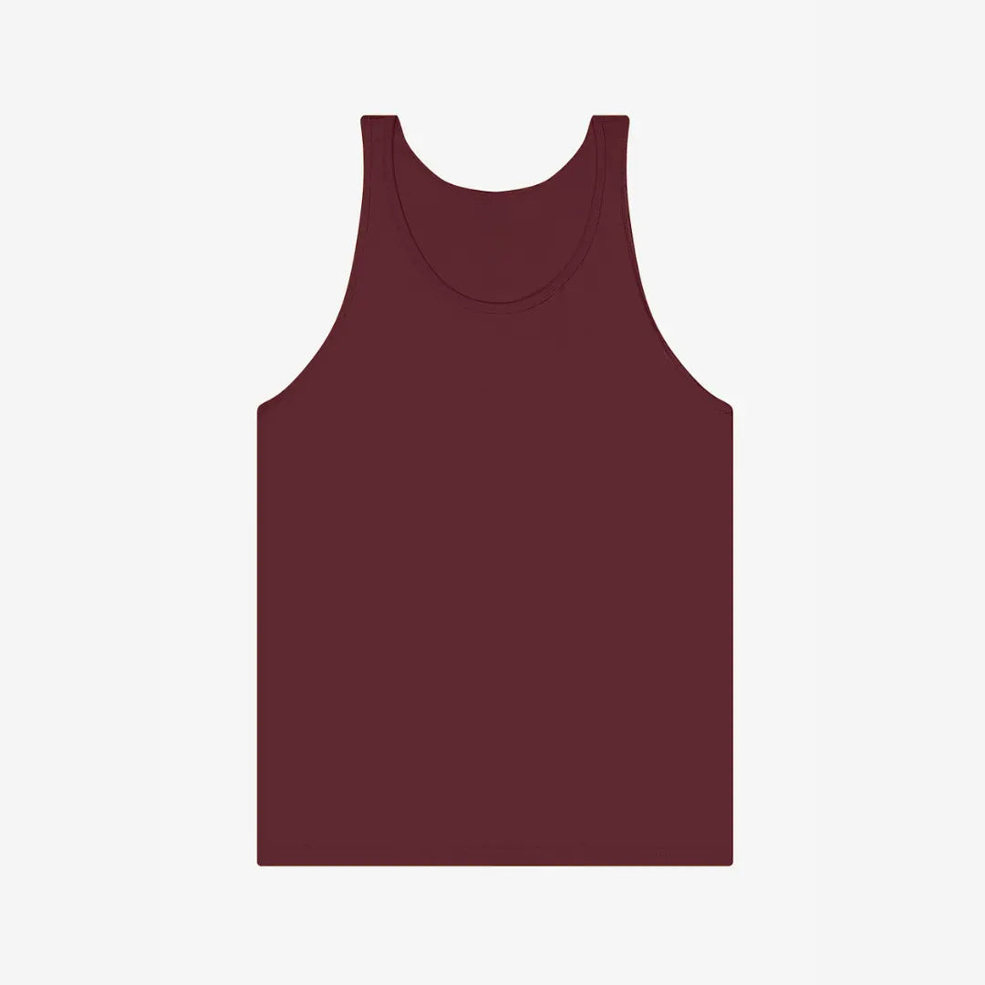Dark red Unisex Jersey Tank
