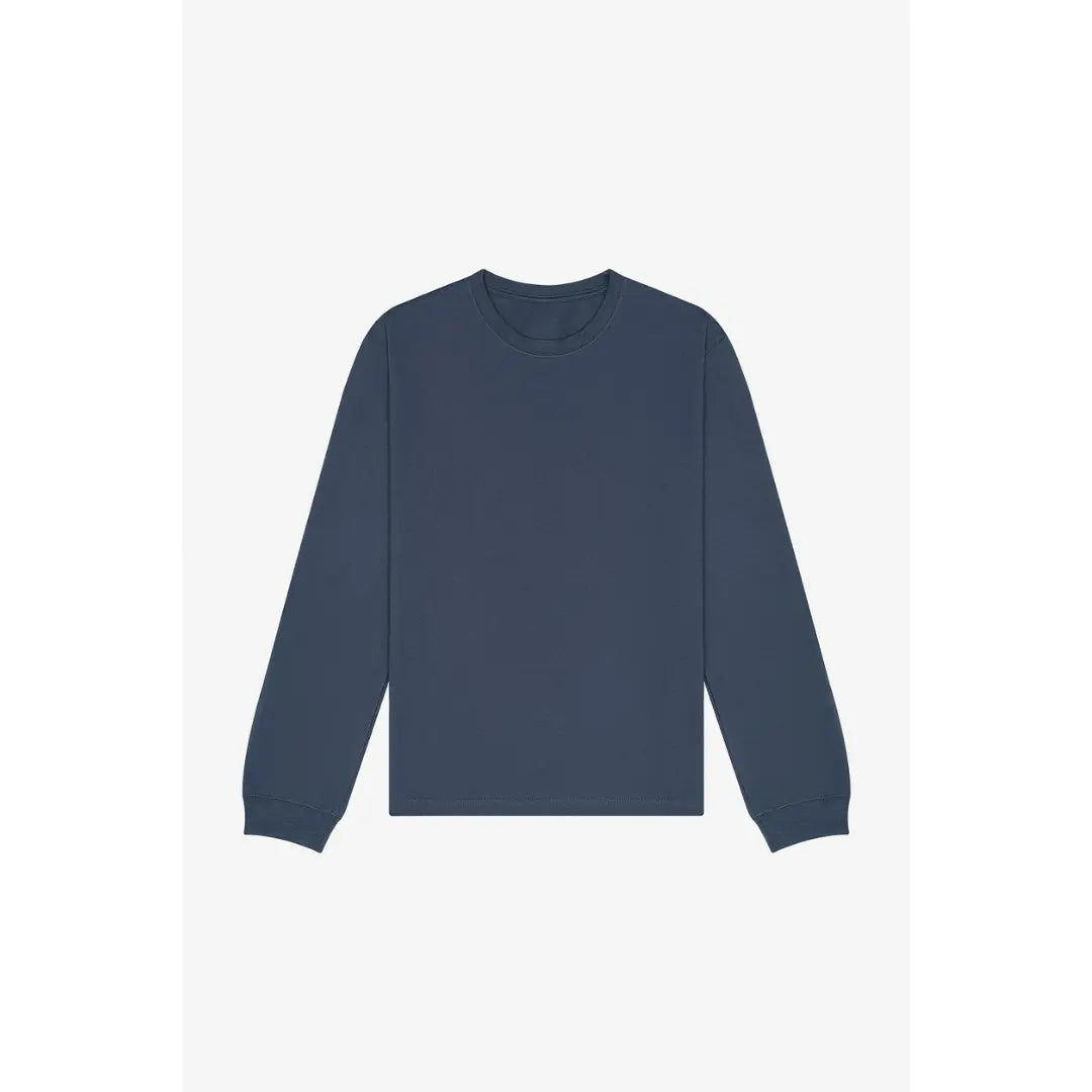 Dark Blue Heavyweight Long Sleeve Tee