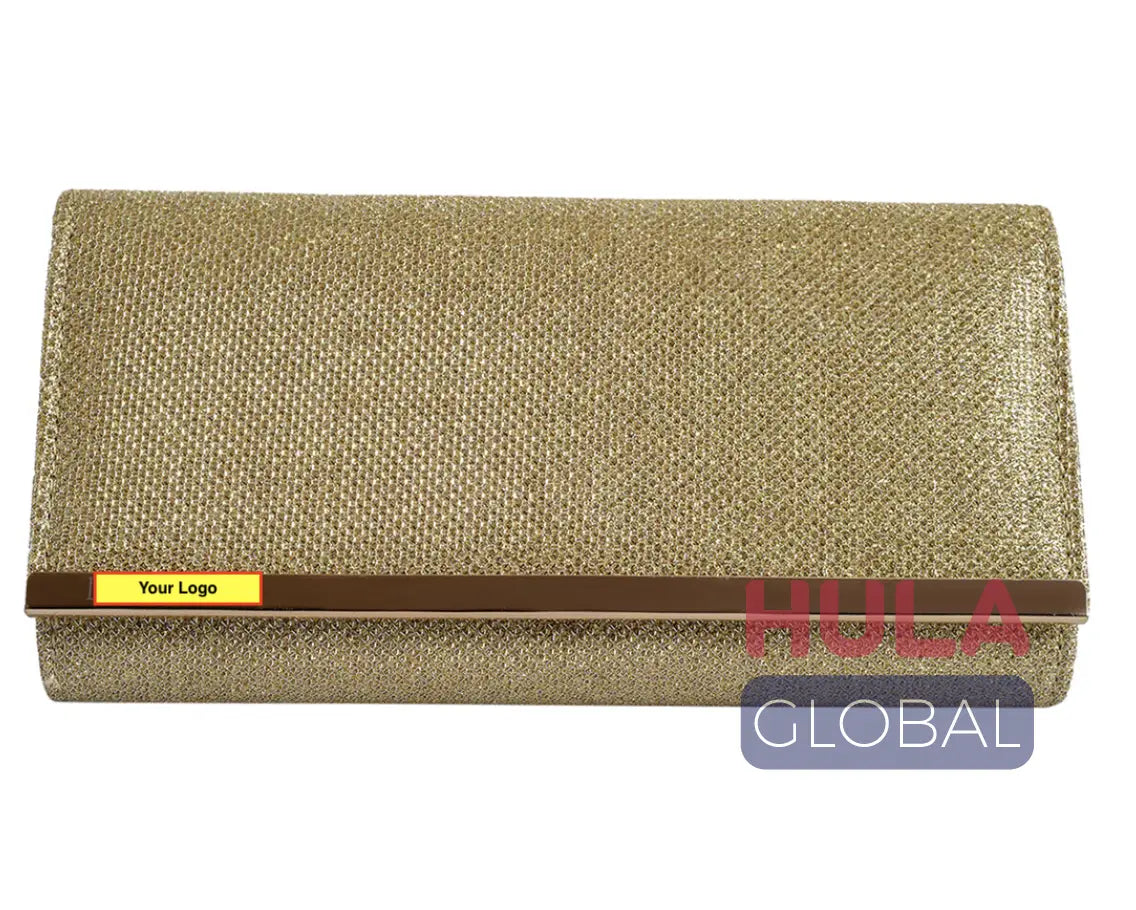 vendor of women clutch bags in printed artificial leather