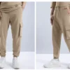brown men's track pants