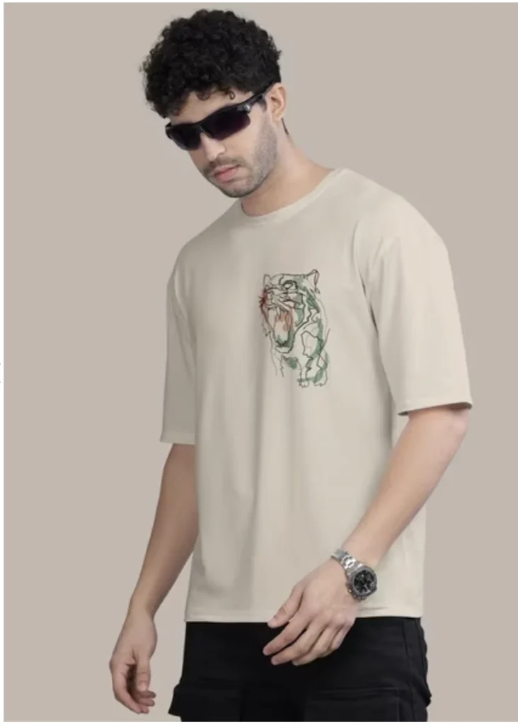 cream Oversize T-shirt