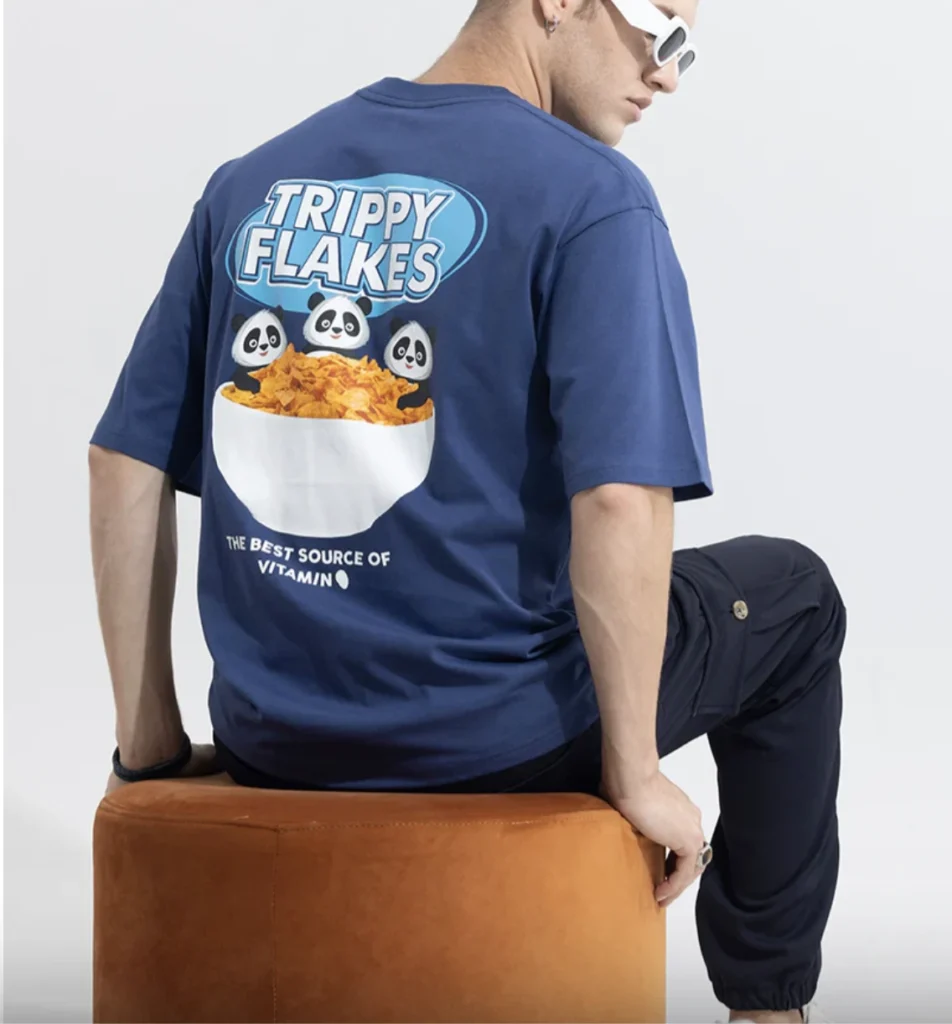 Dark Blue Graphic T-shirts