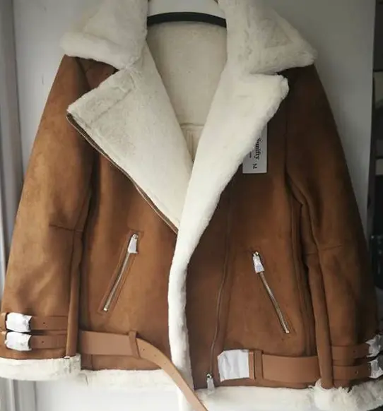 Leather Jacket Fluffy