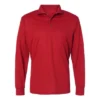 Red Long Sleeve Polo