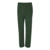 Green Open-Bottom Sweatpants with Pockets
