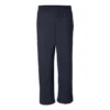 Navy Blue Open-Bottom Sweatpants