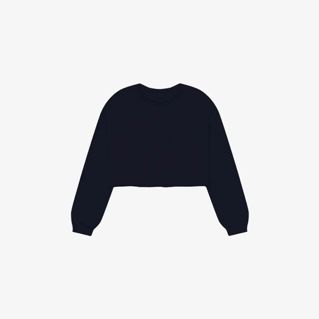 Women's Cropped Long Sleeve Tee