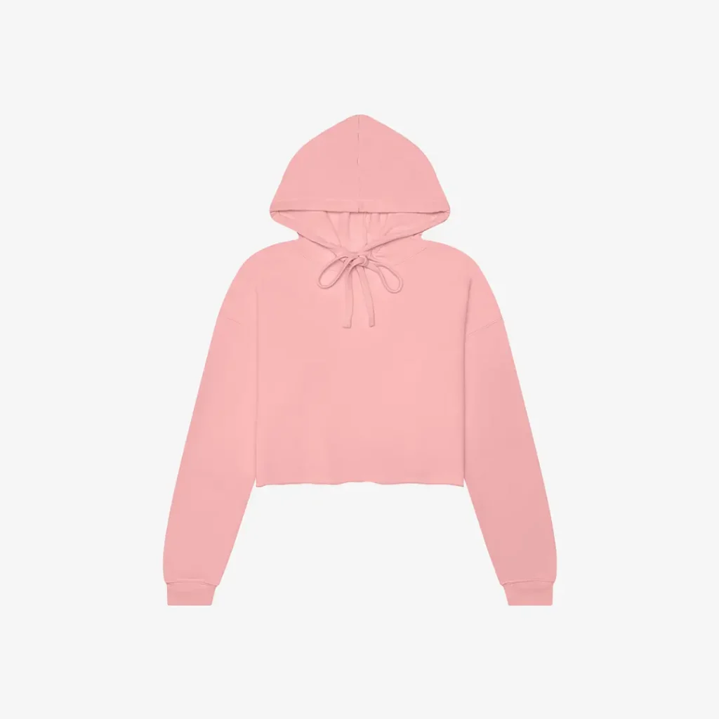 Women's Cropped Fleece Hoodie