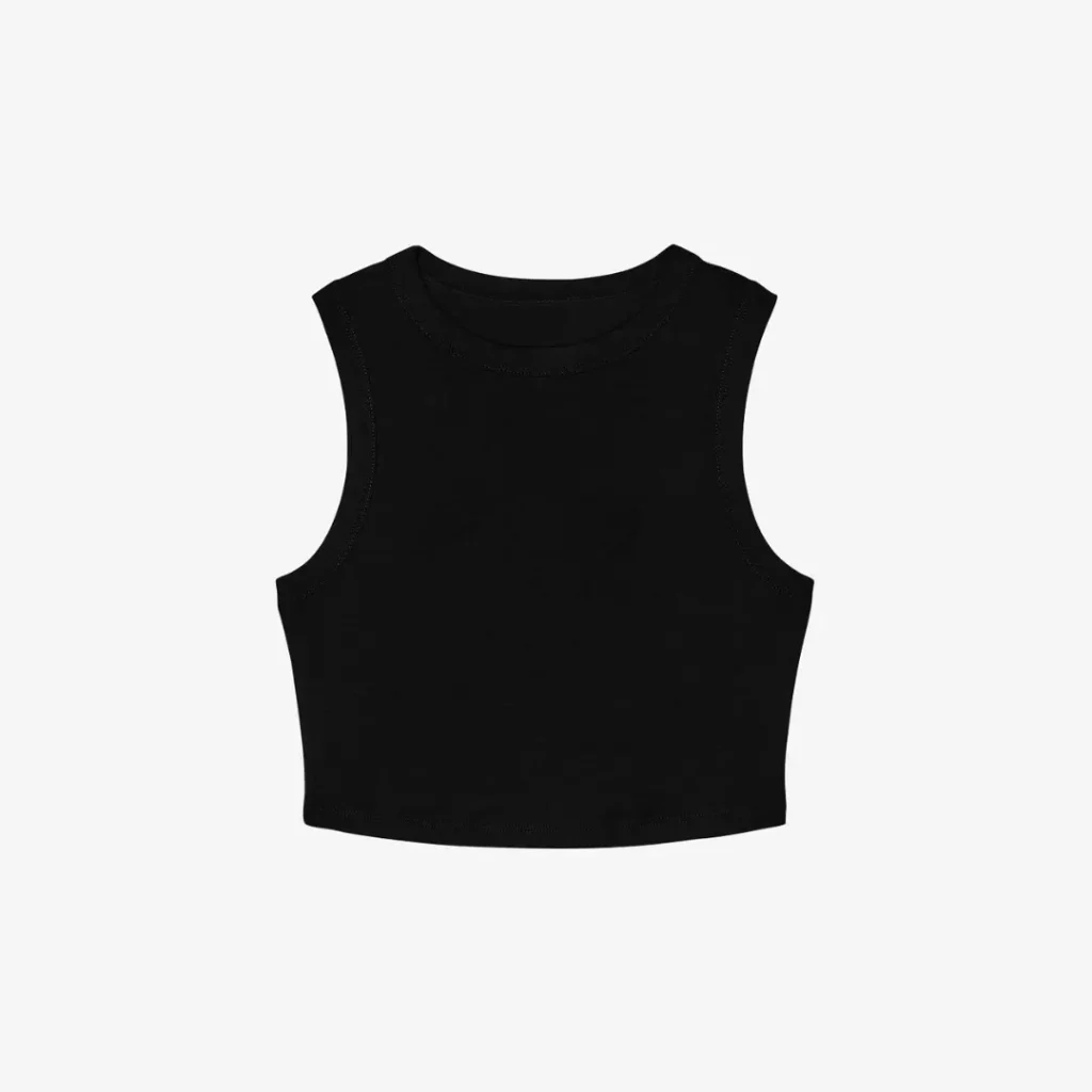 Women's Micro Rib Muscle Crop Tank