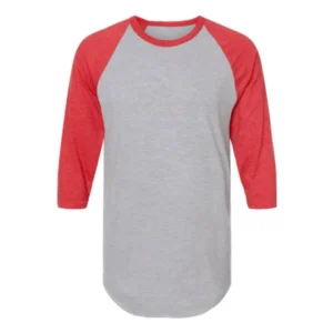 Black and Gray Three-Quarter T-Shirt