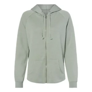 Gray Zip Hooded Sweatshirt