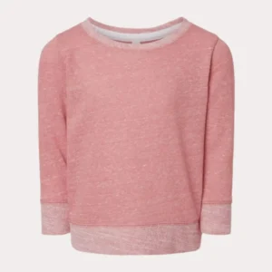Pink French Terry Crew