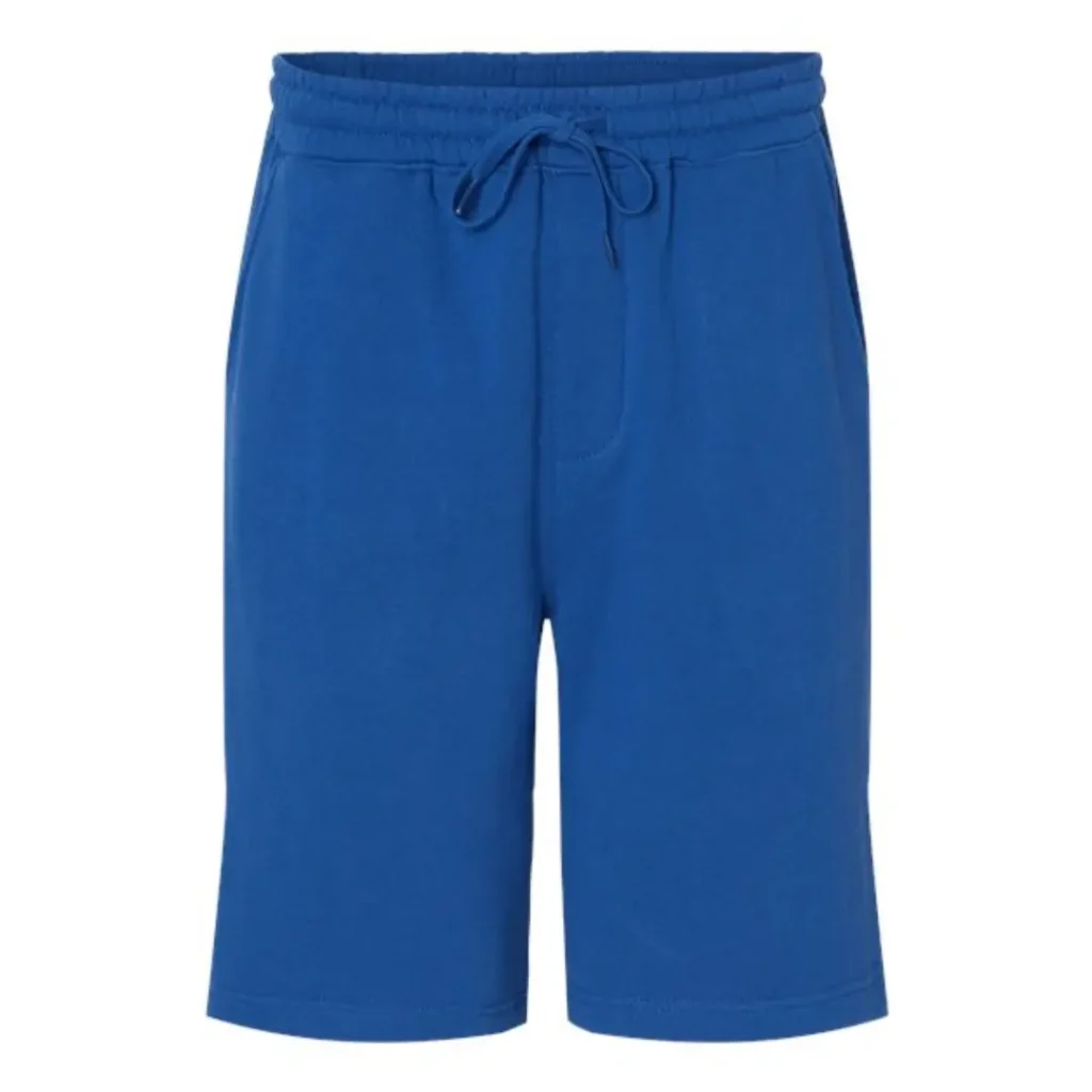 Blue Midweight Fleece Shorts