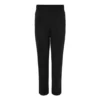 Black Sponge Fleece Straight Leg Sweatpants