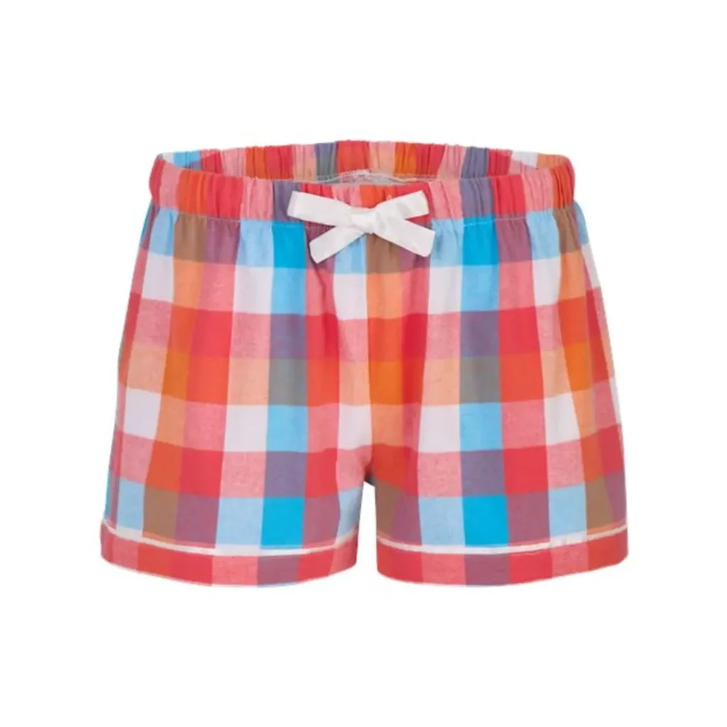 Paradise Buffalo Check Women's Flannel Shorts