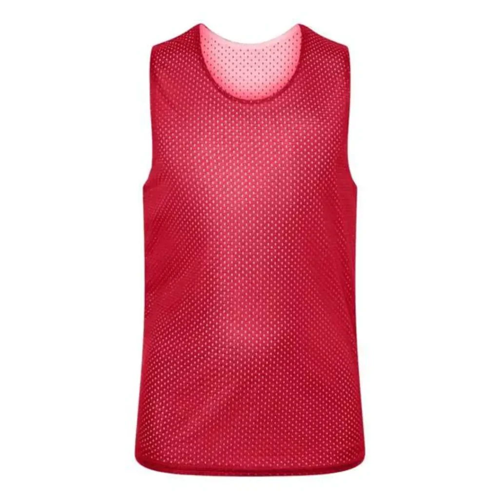 Red Youth Reversible Mesh Tank