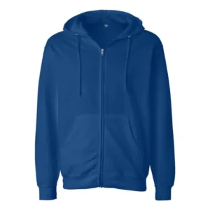 Blue Hooded Sweatshirt