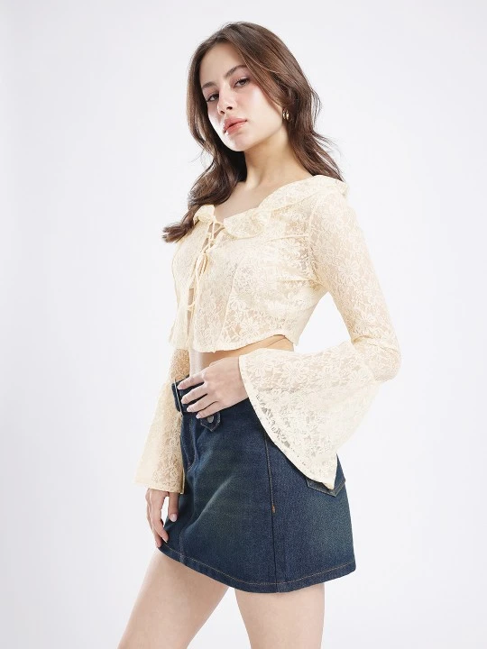 Ruffled tops