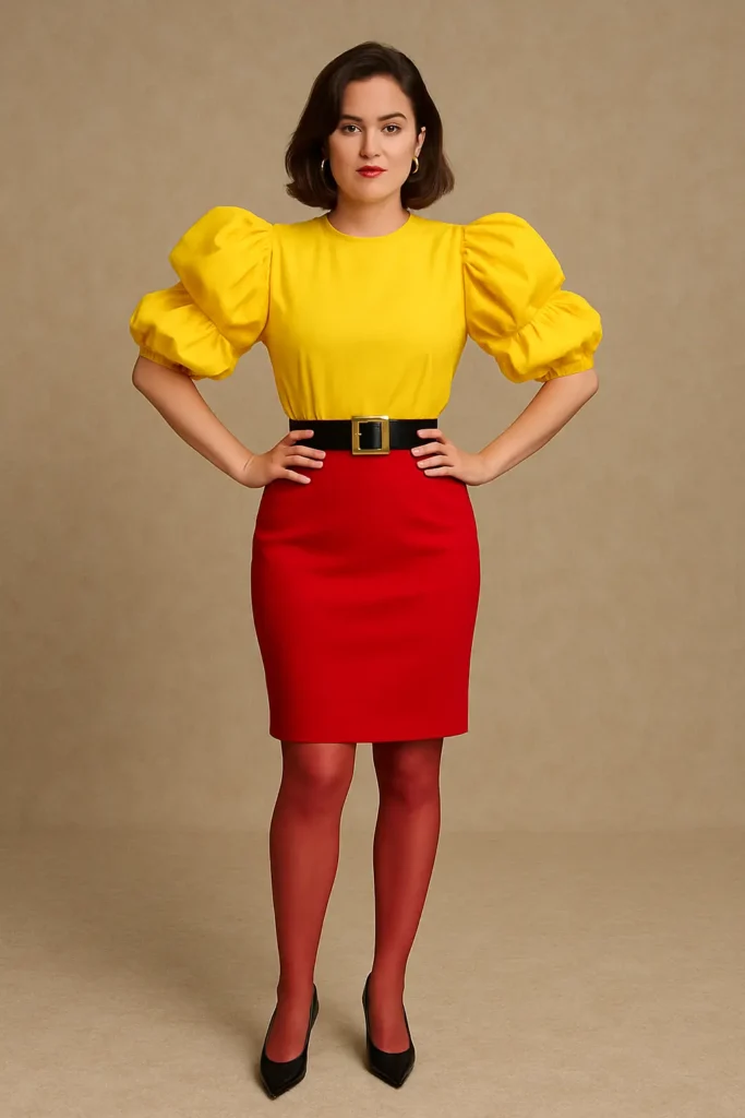 Ruffled And Puffy Sleeves