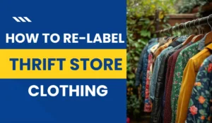How to Re-Label Thrift Store Clothing