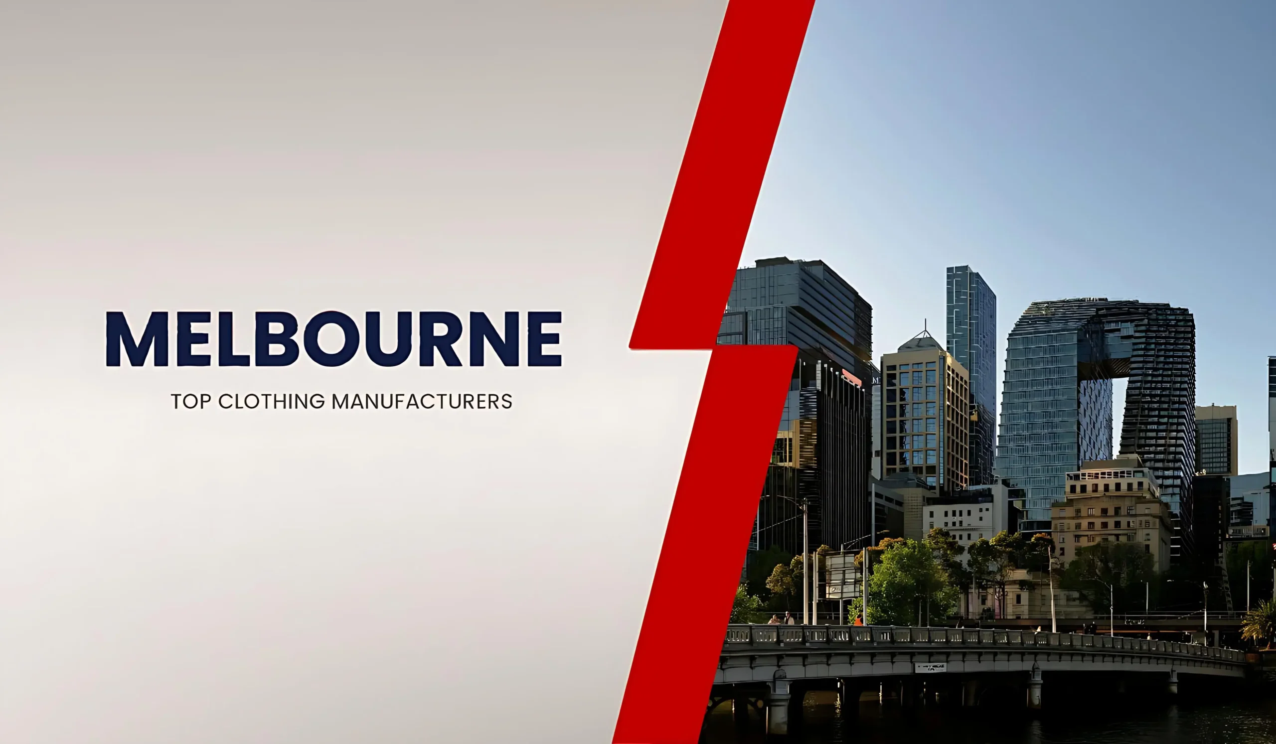 Top 10 clothing manufacturers in Melbourne